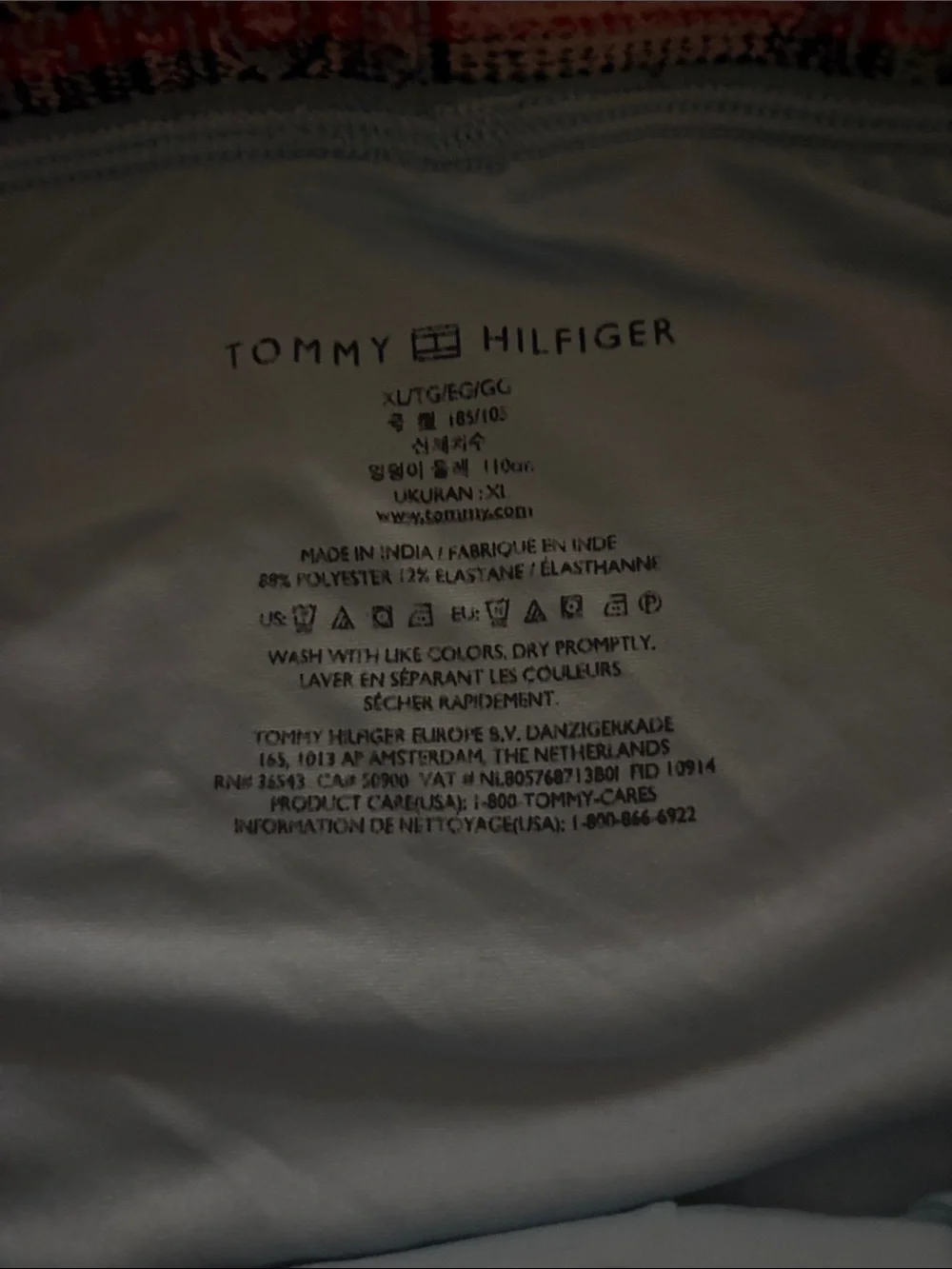 Tommy Hilfiger Light Blue Stretch Boxer Briefs with Logo Waistband